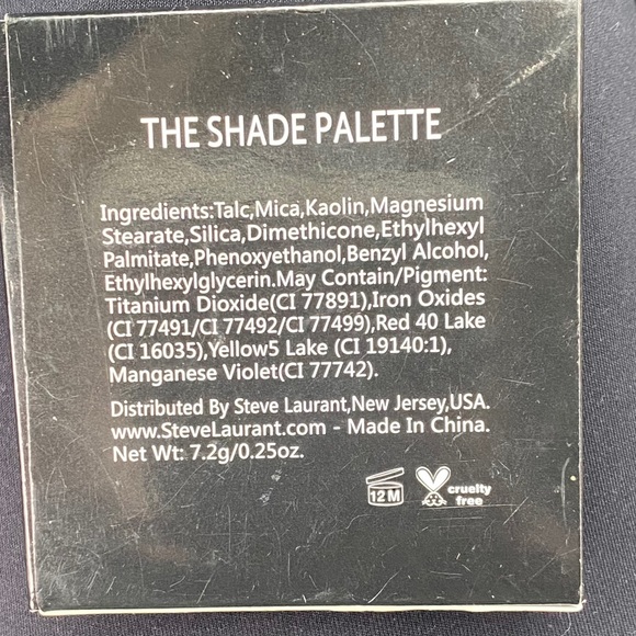 Steve Lauran eye shadow pallet - Picture 3 of 6